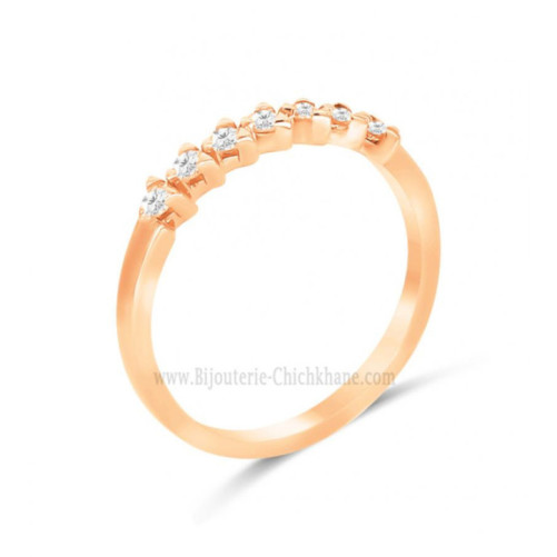 Alliance femme en Or Rose 18 Carats Ref 62525 | Chichkhane