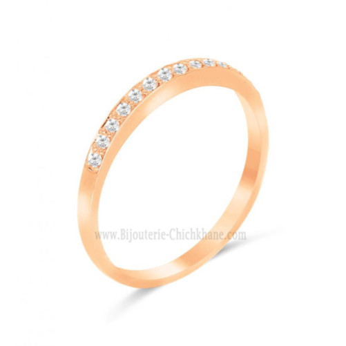 Alliance femme en Or Rose 18 Carats Ref 62524 | Chichkhane