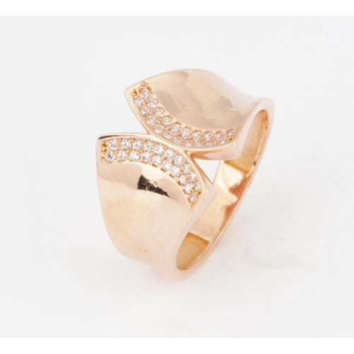 Bague femme en Or Rose 18 Carats Ref 66195 | Chichkhane