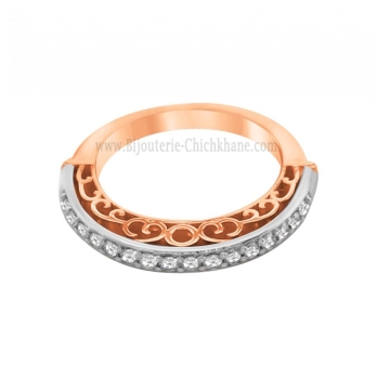 Alliance femme en Or Rose 18 Carats Ref 62508 | Chichkhane
