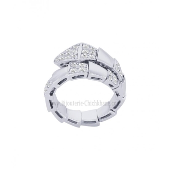 Bague femme en Or Blanc 18 Carats Ref 62577 | Chichkhane