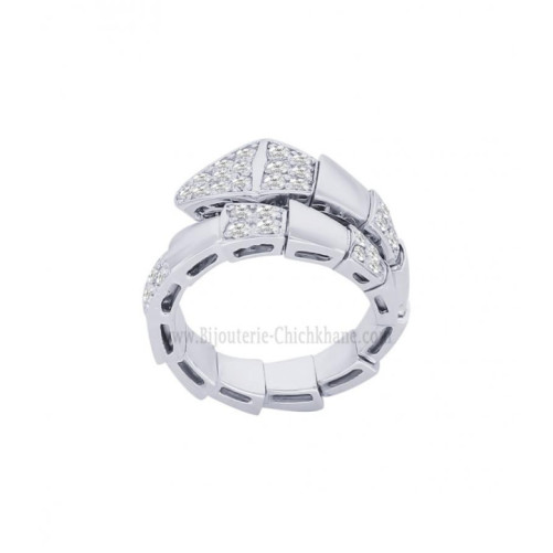 Bague femme en Or Blanc 18 Carats Ref 62577 | Chichkhane