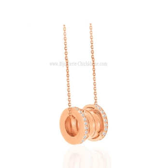 Collier femme en Or Rose 18 Carats Ref 61733 | Chichkhane