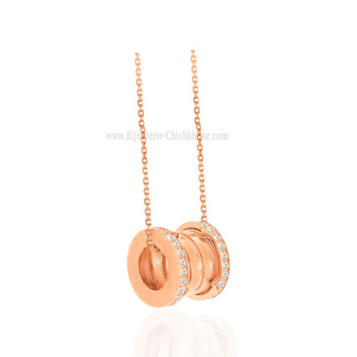 Collier femme en Or Rose 18 Carats Ref 61733 | Chichkhane