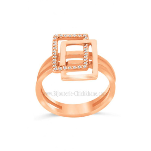 Bague femme en Or Rose 18 Carats Ref 62388 | Chichkhane