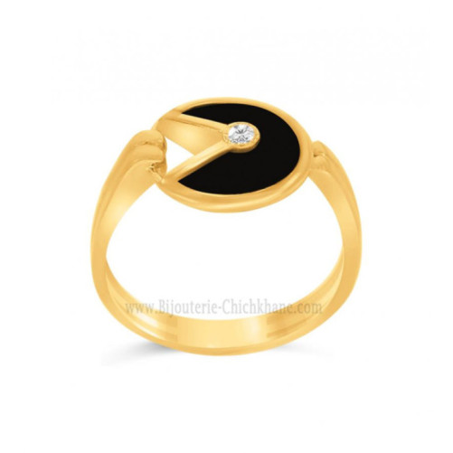 Bague femme en Or Jaune 18 Carats Ref 61641 | Chichkhane