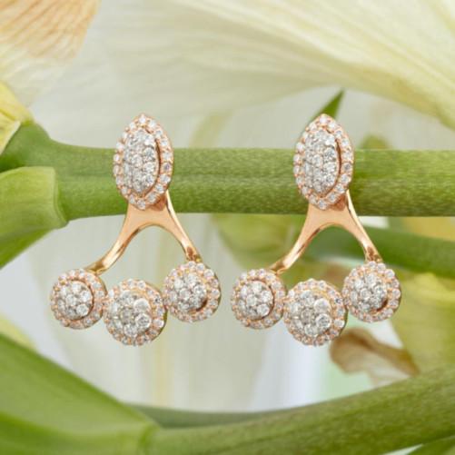 Boucles D'oreilles Diamants 68452