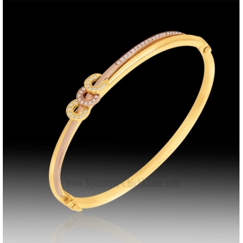 Bracelet femme en Or Bicolore  18 Carats Ref 61427 | Chichkhane