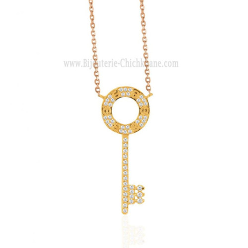 Collier femme en Or Bicolore 18 Carats Ref 61728 | Chichkhane