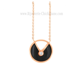 Collier femme en Or Rose 18 Carats Ref 61646 | Chichkhane