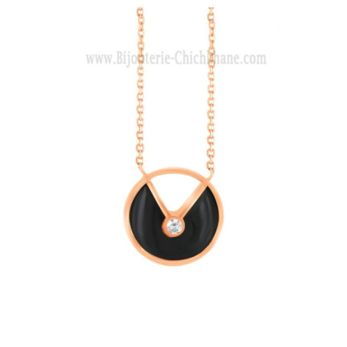 Collier femme en Or Rose 18 Carats Ref 61646 | Chichkhane