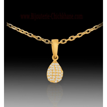 Pendentif femme en Or Jaune 18 Carats Ref 61567 | Chichkhane