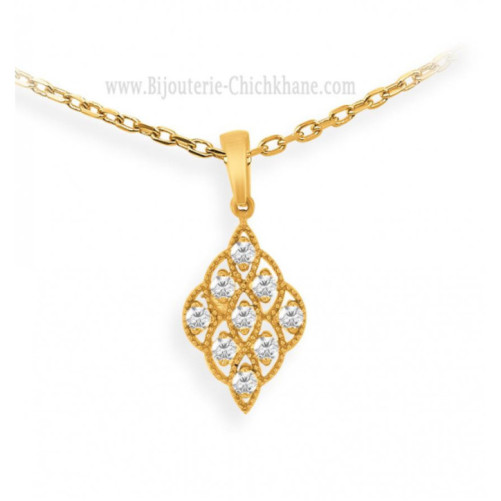 Pendentif femme en Or Jaune 18 Carats Ref 61563 | Chichkhane