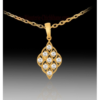 Pendentif femme en Or Jaune 18 Carats Ref 61563 | Chichkhane