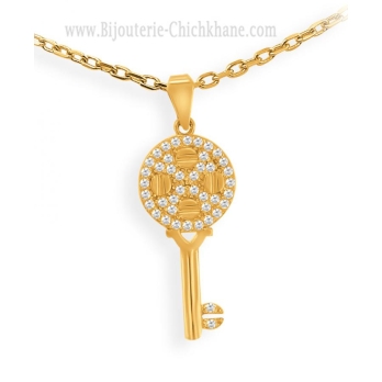Pendentif femme en Or Jaune 18 Carats Ref 61560 | Chichkhane