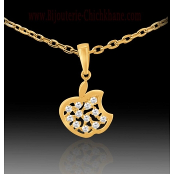 Pendentif femme en Or Jaune 18 Carats Ref 61546 | Chichkhane