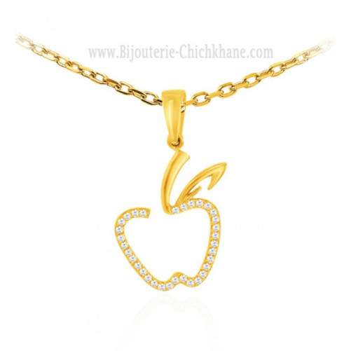 Pendentif femme en Or Jaune 18 Carats Ref 61542 | Chichkhane