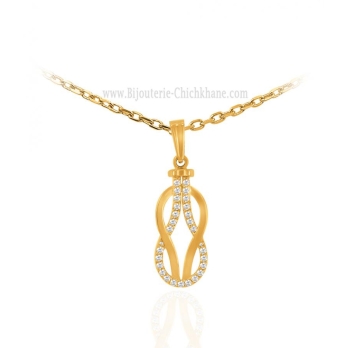 Pendentif femme en Or Jaune 18 Carats Ref 61473 | Chichkhane