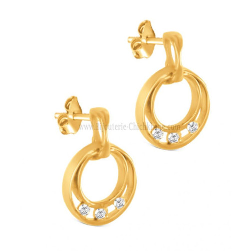 Boucles D'oreilles Diamants 61334
