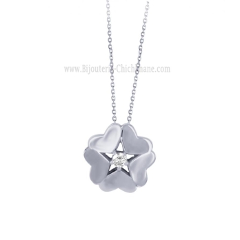Collier femme en Or Blanc 18 Carats Ref 61271 | Chichkhane