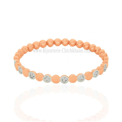 Bracelet femme en Or Bicolore  18 Carats Ref 61161 | Chichkhane
