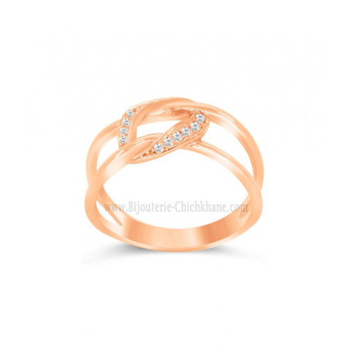 Bague femme en Or Rose 18 Carats Ref 61031 | Chichkhane