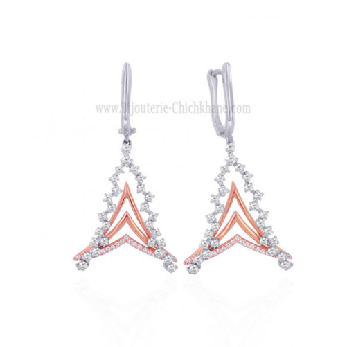 Boucles D'oreilles Diamants 48436