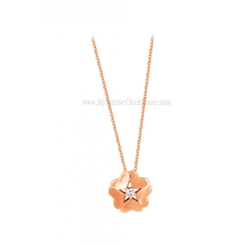 Collier femme en Or Rose 18 Carats Ref 61017 | Chichkhane