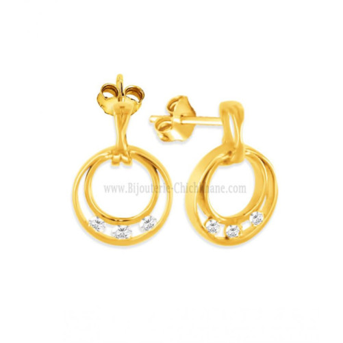Boucles D'oreilles Diamants 60956