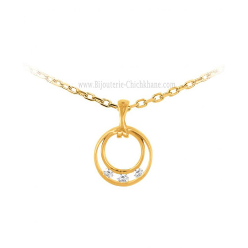 Collier femme en Or Jaune 18 Carats Ref 60947 | Chichkhane