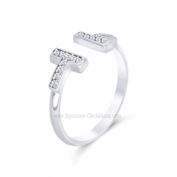 Bague femme en Or Blanc 18 Carats Ref 60851 | Chichkhane