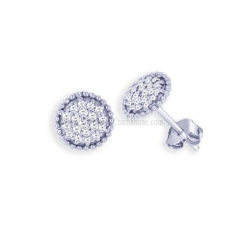 Ensemble femme en Or Blanc 18 Carats Ref MO2352B | Chichkhane