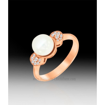 Bague femme en Or Rose 18 Carats Ref 60929 | Chichkhane