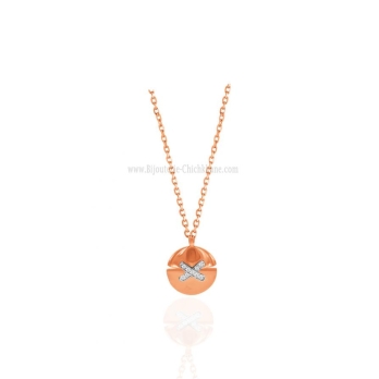 Collier femme en Or Bicolore  18 Carats Ref 60910 | Chichkhane