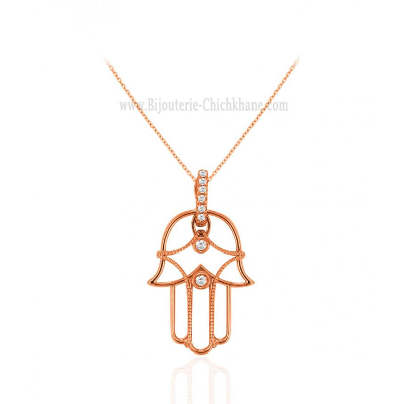 Pendentif Main De Fatma Diamants 60898 Pendentif Main De Fatma Diamants 60898