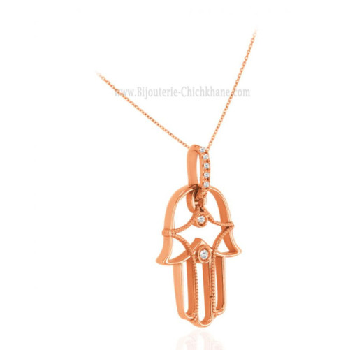Pendentif Main De Fatma Diamants 60898