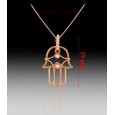 Pendentif Main De Fatma Diamants 60898 Pendentif Main De Fatma Diamants 60898