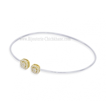 Bracelet femme en Or Bicolore  18 Carats Ref 60897 | Chichkhane