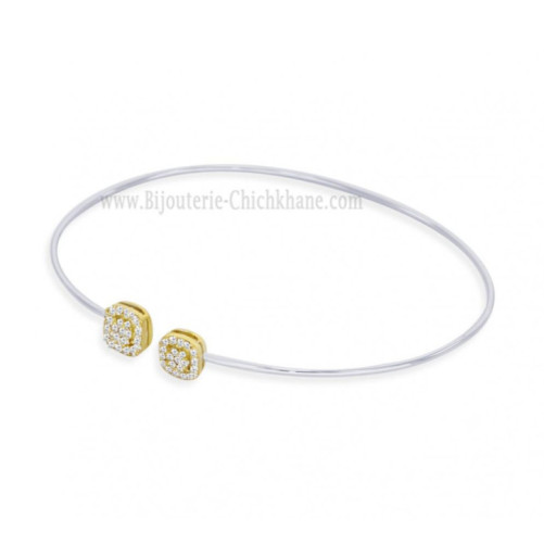 Bracelet femme en Or Bicolore  18 Carats Ref 60897 | Chichkhane
