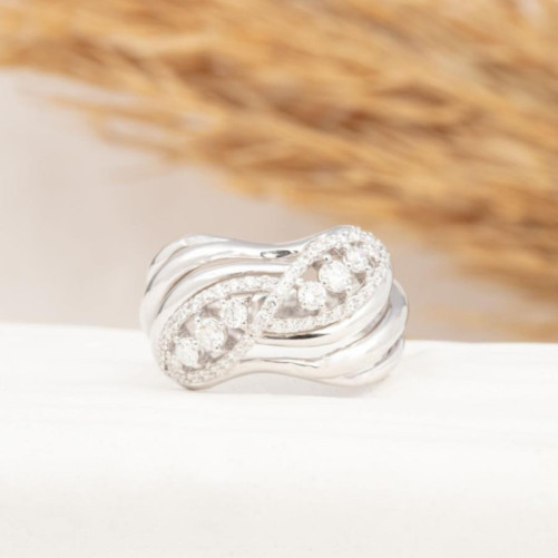 Bague Diamants 68374