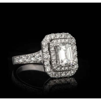 Bague femme en Or Blanc 18 Carats Ref 68350 | Chichkhane
