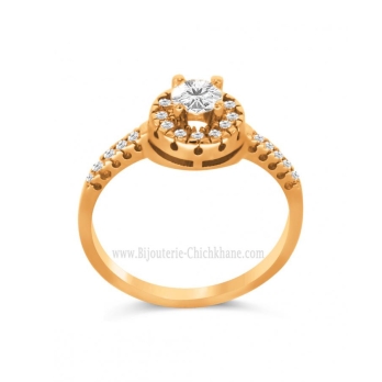 Solitaire femme en Or Jaune 18 Carats Ref 60660 | Chichkhane