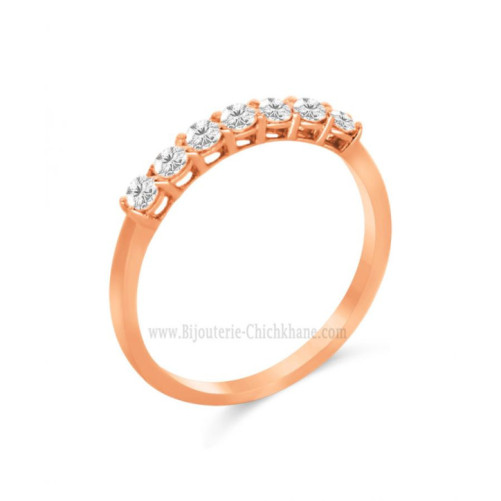 Alliance femme en Or Rose 18 Carats Ref 60676 | Chichkhane