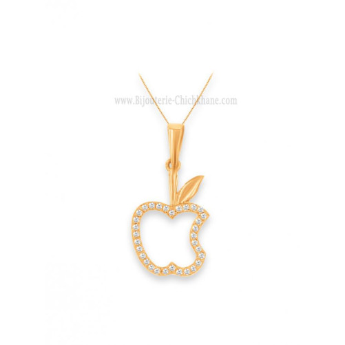 Pendentif femme en Or Jaune 18 Carats Ref 60778 | Chichkhane