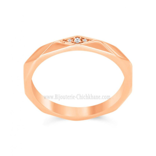 Alliance femme en Or Rose 18 Carats Ref 60775 | Chichkhane