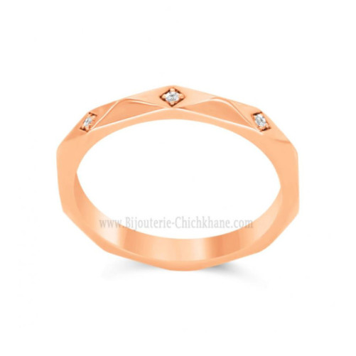 Alliance femme en Or Rose 18 Carats Ref 60774 | Chichkhane