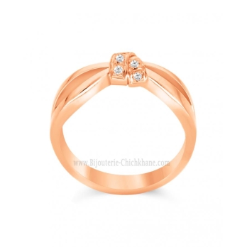 Bague femme en Or Rose 18 Carats Ref 60751 | Chichkhane