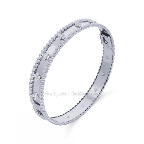 Bracelet femme en Or Blanc 18 Carats Ref 60722 | Chichkhane