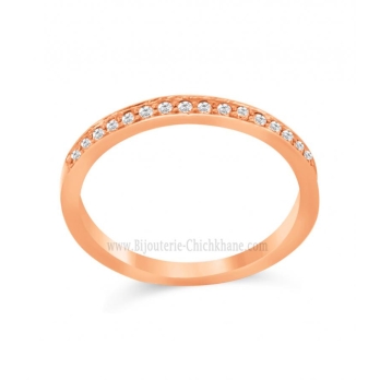 Alliance femme en Or Rose 18 Carats Ref 60601 | Chichkhane