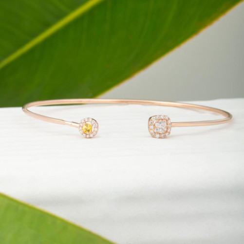 Bracelet femme en Or Rose 18 Carats Ref 68508 | Chichkhane